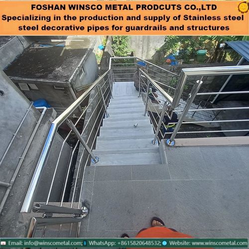 최신 회사 사례 스테인레스 스틸 파이프 WinscoMetal  parfaite solution for your ramps et garde-corps!