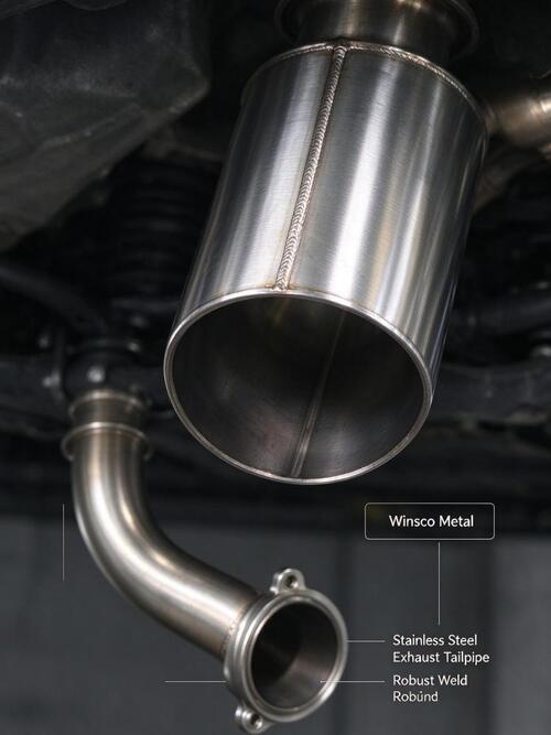 최신 회사 사례 Winsco Metal Stainless Steel Exhaust Tailpipe | Stable Weld & Excellent Bending Performance