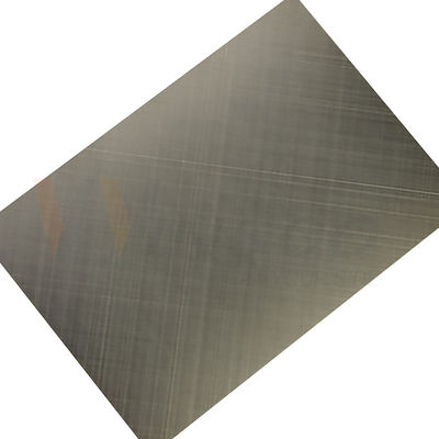 품질  Quality Control Cross Hairline Finished Green Bronze 0.3mm SS Decorative Sheets 공장