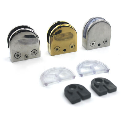 품질  Stainless Steel Glass Railing Clamp Bracket - Corrosion Resistant with Multiple Finishes for Frameless Glass Panels 공장