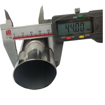 품질  1 3/4" 44.5mm Stainless Steel Round Pipe 0.4-3.0mm Wall Thickness 600 Grit Satin Finish 304 Inox Tube, 201/316L Optional 공장
