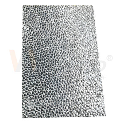 2B 마무리는 벌집형 스테인레스 강판 0.4mm-3.0mm을 엠보싱 처리했습니다