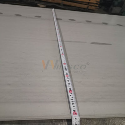 하얀 표면 1500mmx6000mm 스테인레스 강 열간압연한판을 소금물에 절이기