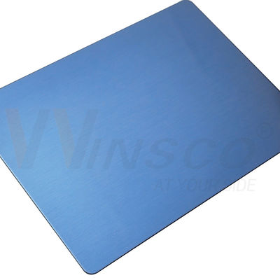SS 304 304L 사틴 Inox 금속판 닦은 사피어 파란색 매트 스테인리스 스틸 시트 3.0mm 두께