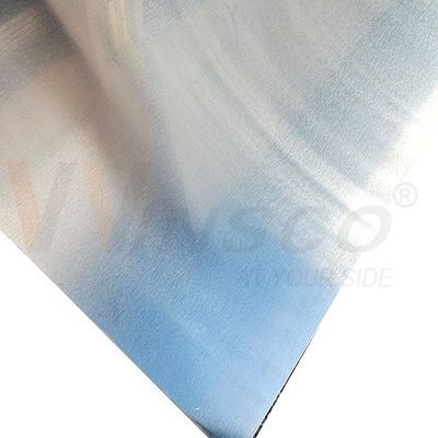 1250mmx2500mm 강한 Wxport 패키지 밀 엣지 스테인리스 스틸 4번 샐린 빗질 마감 시트 316 등급