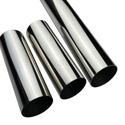 63.5mm 2 1/2' SS 201 304 316 스테인리스 스틸 둥근 튜브 사틴 표면 1.2mm-3.5mm 두께 인옥스 용접 파이프 거울