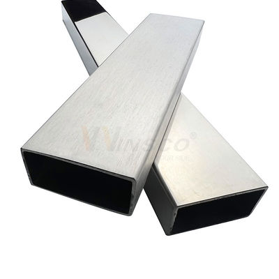 AISI 201 304 316 스테인리스 레일링 파이프 0.5mm-2.7mm Thcikenss 20mmx40mm 스테인리스 스틸 직사각형 파이프