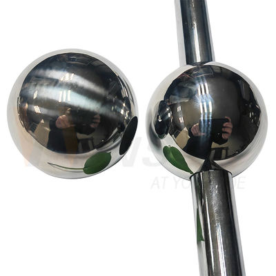 AISI 201 304 SS 핸들레일 장식 장착장치 51mm 60mm 지름 스테인리스 스틸 구덩이 공 19mm 둥근 파이프