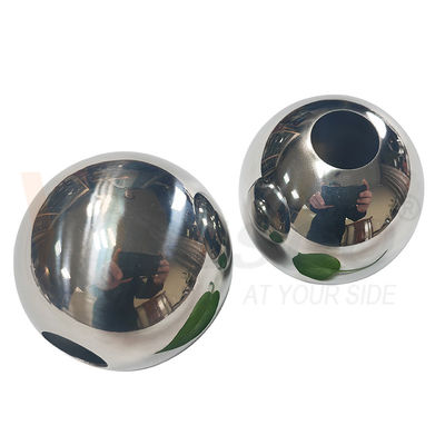 AISI 201 304 SS 핸들레일 장식 장착장치 51mm 60mm 지름 스테인리스 스틸 구덩이 공 19mm 둥근 파이프