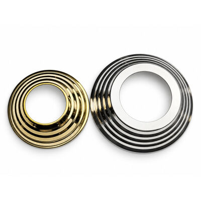 SS 201 304 스테인리스 스티어 부품 은 금 스테인리스 스틸 핸들리 기지 덮개 19mm 1' 2' 63.5mm 둥근 뉴엘 포스트