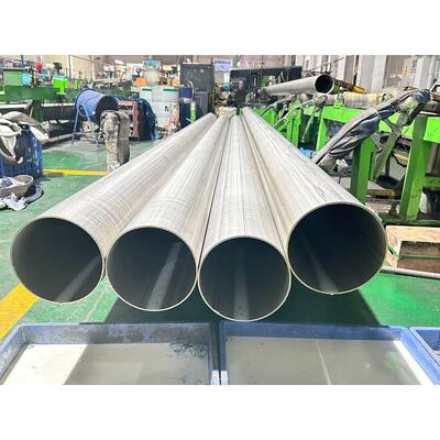 127mm 대구경 두꺼운 벽 스테인리스 스틸 이녹스 원형 튜브 SUS201/304/316. 의료 장비, 항공 우주 및 열악한 환경 프로젝트를 위한 내식성 및 고강도.