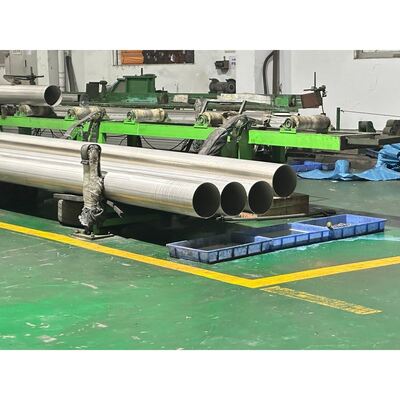 127mm 대구경 두꺼운 벽 스테인리스 스틸 이녹스 원형 튜브 SUS201/304/316. 의료 장비, 항공 우주 및 열악한 환경 프로젝트를 위한 내식성 및 고강도.