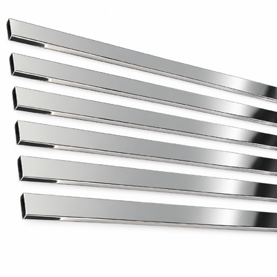 30x10mm SUS 304 316 201 8K 미러 닦은 스테인레스 스틸 직사각형 파이브 욕실 가구