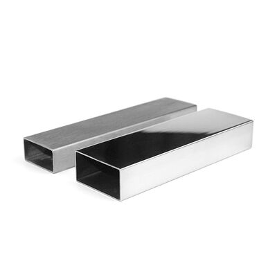 AISI 201 304 316 스테인리스 레일링 파이프 0.5mm-2.7mm Thcikenss 20mmx40mm 스테인리스 스틸 직사각형 파이프
