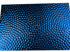 SS 블루 티타늄 8K 미러 해머드 시트