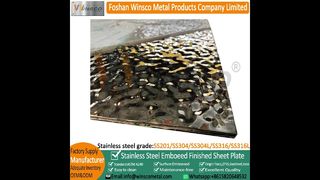 Suiprise Winsco Metal 8K 거울 물 리플 마감 스테인레스 스틸 시트#mirrormetal#sheet#plate